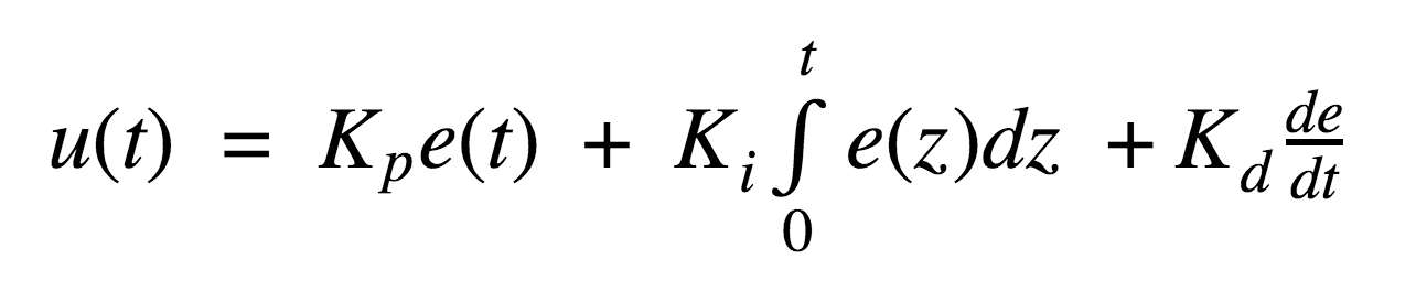 PID Motor Control Law